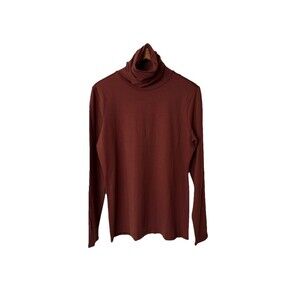 Peruvian Connection Cayenne Extreme T-Neck Top Size Large NWT Turtleneck